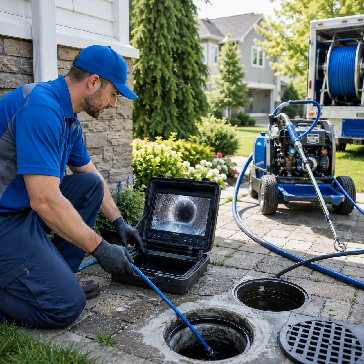 Outdoor drain cleaning professionals serving Noble, OK